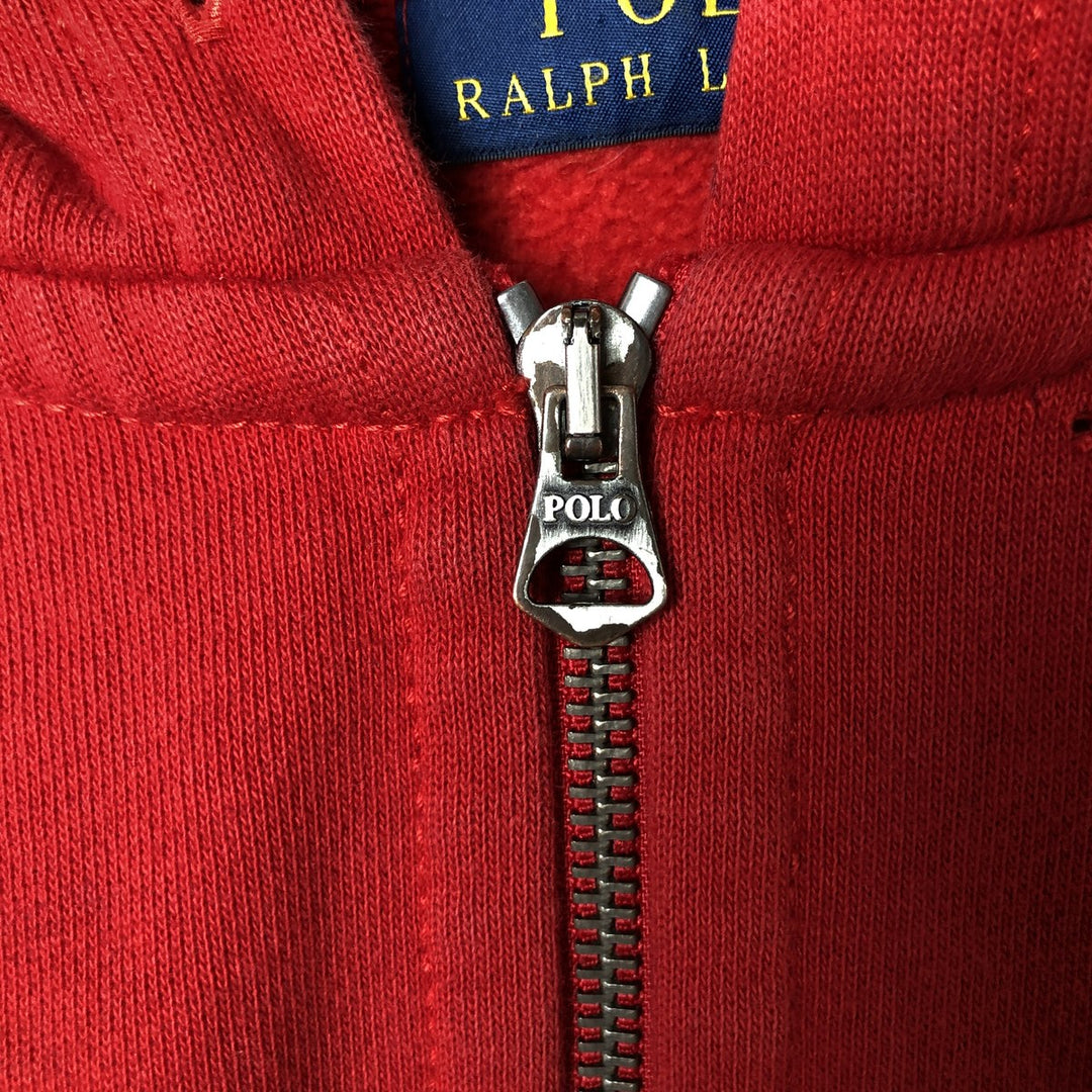 Ralph Lauren POLO RALPH LAUREN Sweat Full Zip Hoodie Men's M cotton red type Vintage Second Hand