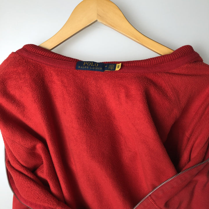 Ralph Lauren POLO RALPH LAUREN Sweat Full Zip Hoodie Men's M cotton red type Vintage Second Hand