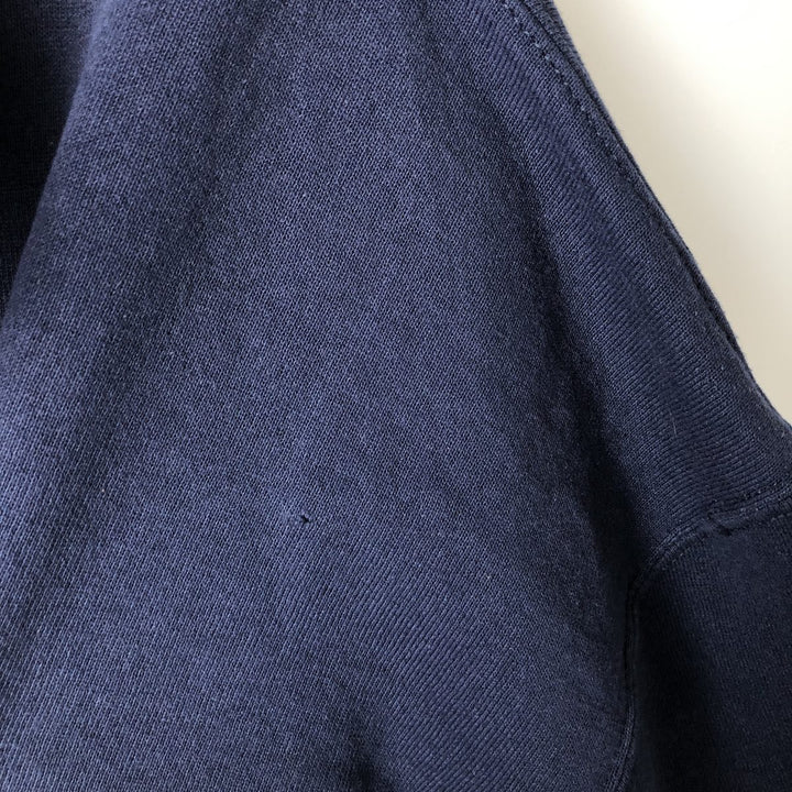 Russell Athletic Sweat Full-Zip Hoodie, Men's Size L (approx.) cotton navy blue type Vintage Second Hand