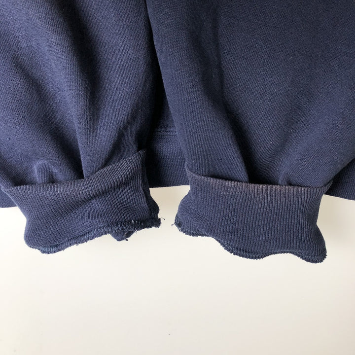 Russell Athletic Sweat Full-Zip Hoodie, Men's Size L (approx.) cotton navy blue type Vintage Second Hand