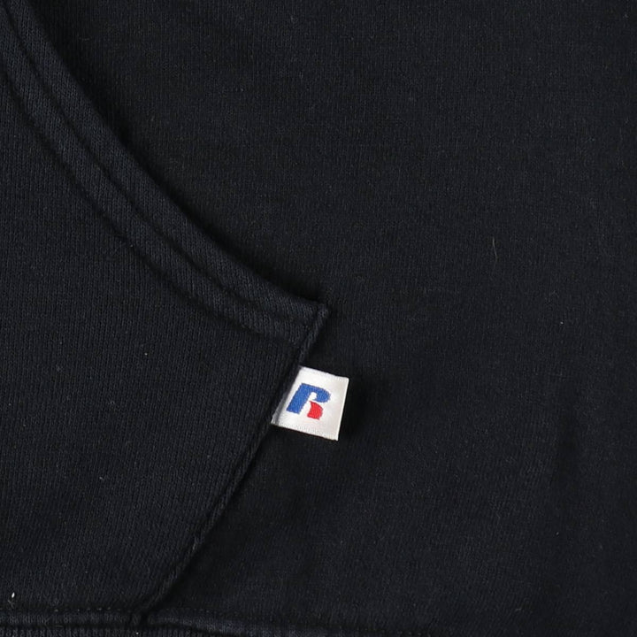 Russell Dri-POWER Sweat Full-Zip Hoodie, Men's Size L cotton black type Vintage Second Hand