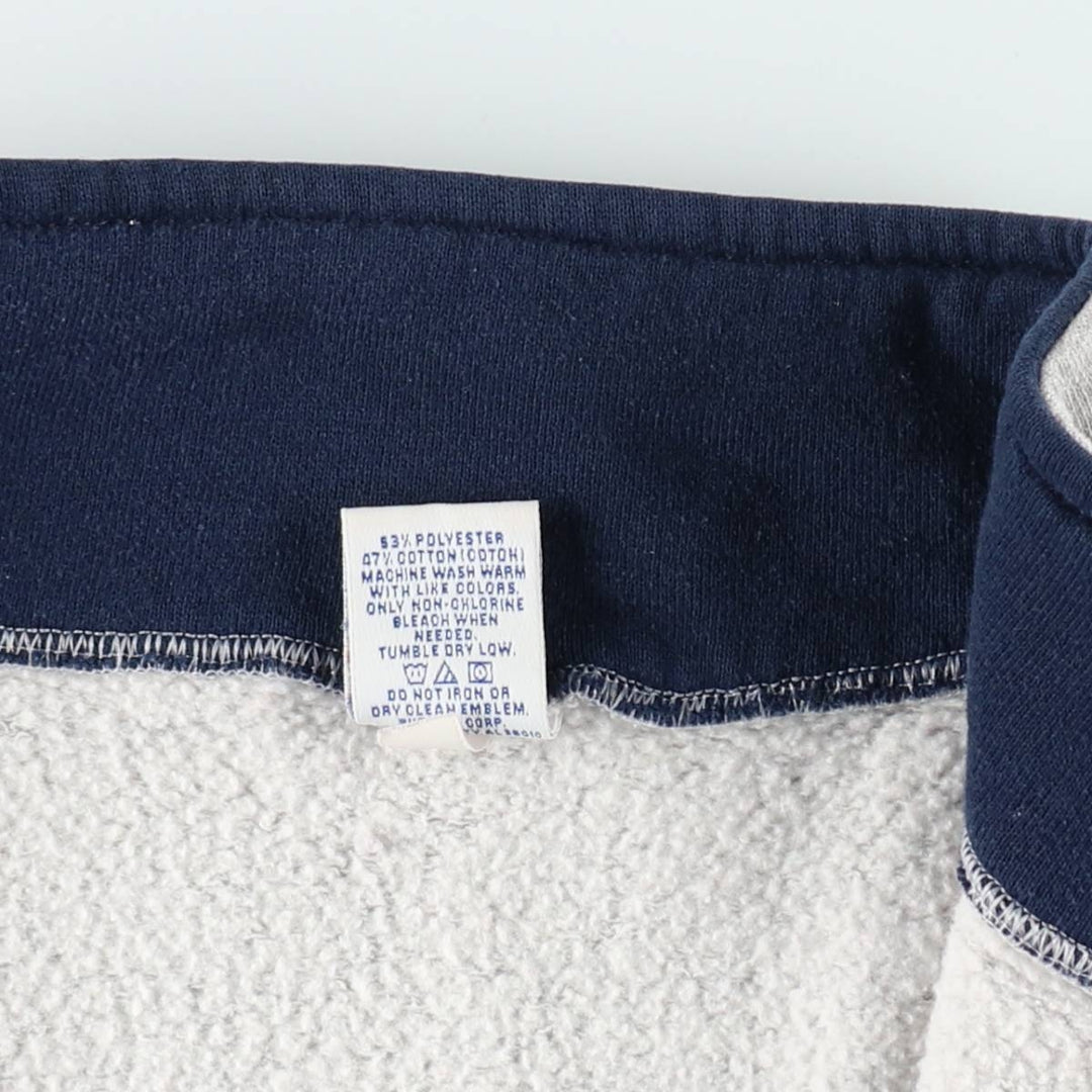 90'S Russell Athletic Full-Zip Sweatshirt, Men's Size L (approx.), Vintage cotton gray type Vintage Second Hand