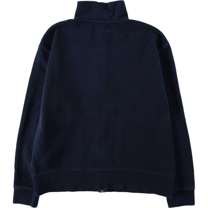 Ralph Lauren POLO by Ralph Lauren full zip sweatshirt, men's size M cotton navy blue type Vintage Second Hand