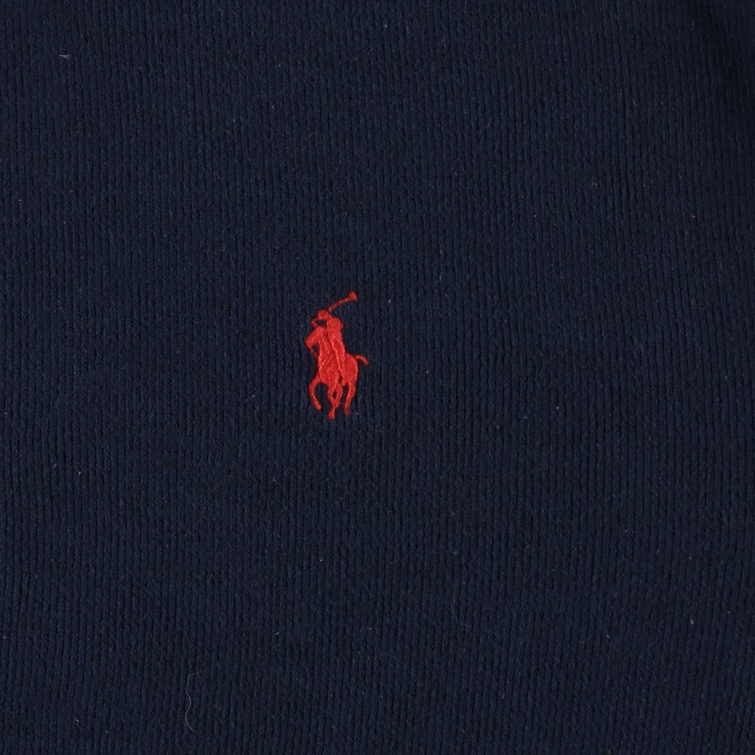 Ralph Lauren POLO by Ralph Lauren full zip sweatshirt, men's size M cotton navy blue type Vintage Second Hand