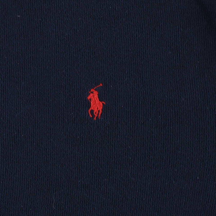 Ralph Lauren POLO by Ralph Lauren full zip sweatshirt, men's size M cotton navy blue type Vintage Second Hand
