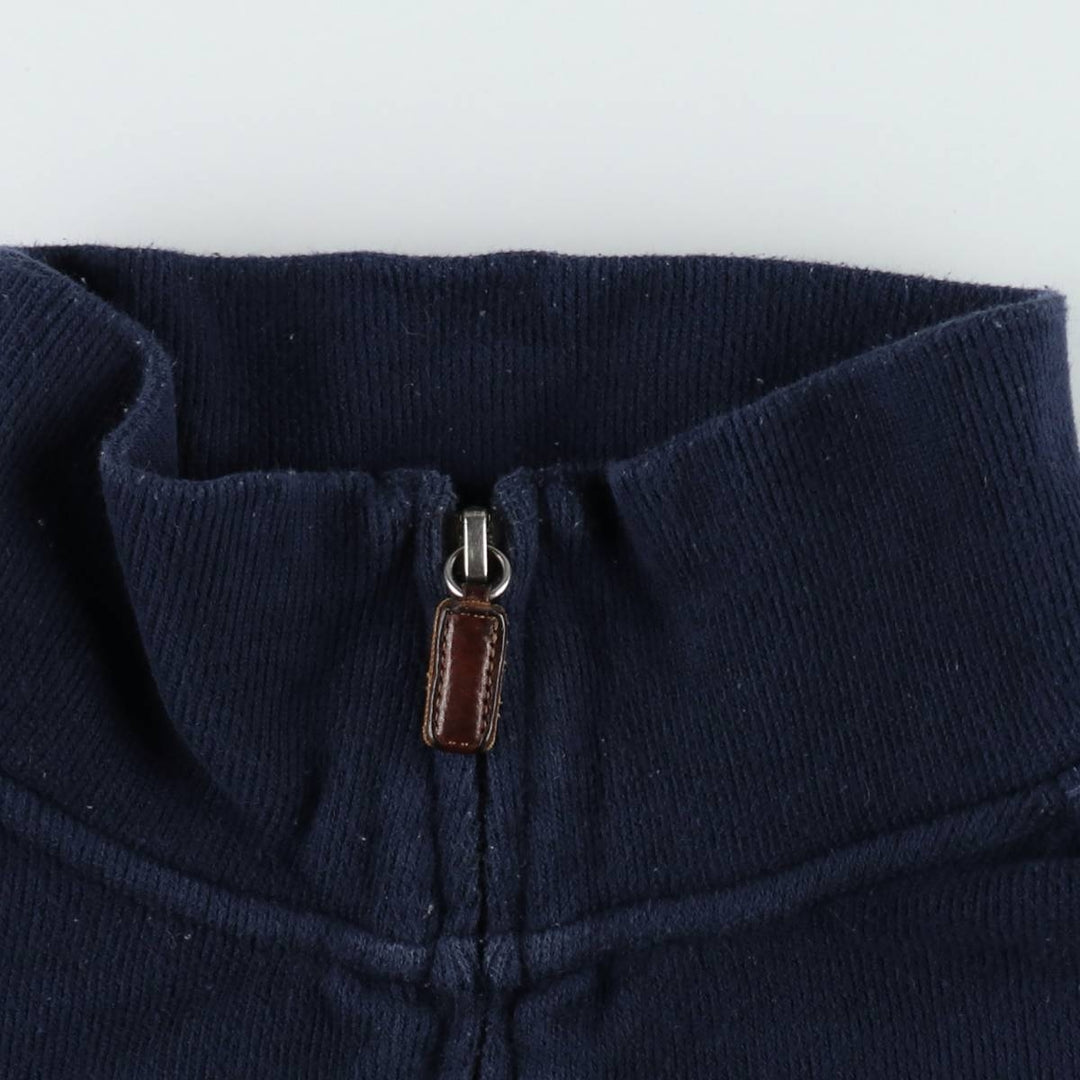 Ralph Lauren POLO by Ralph Lauren full zip sweatshirt, men's size M cotton navy blue type Vintage Second Hand