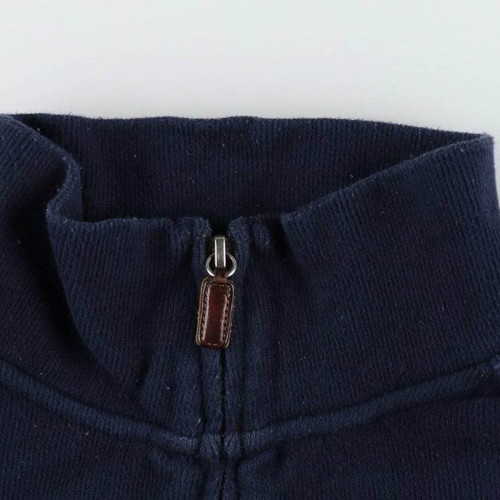 Ralph Lauren POLO by Ralph Lauren full zip sweatshirt, men's size M cotton navy blue type Vintage Second Hand
