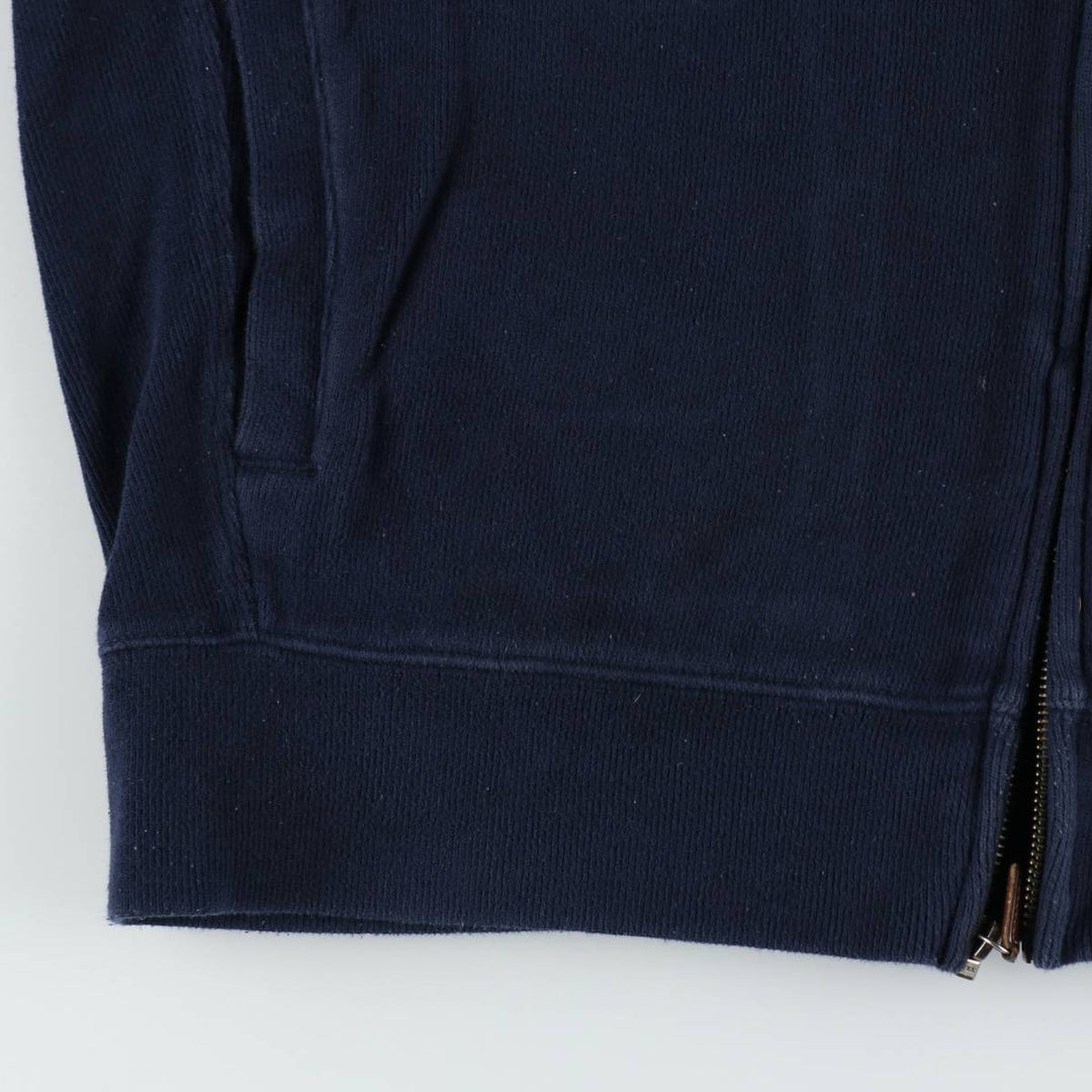 Ralph Lauren POLO by Ralph Lauren full zip sweatshirt, men's size M cotton navy blue type Vintage Second Hand