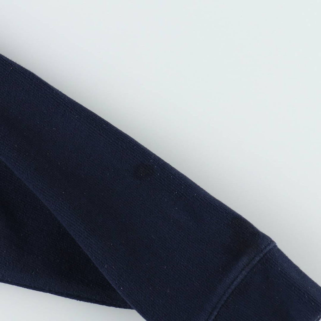 Ralph Lauren POLO by Ralph Lauren full zip sweatshirt, men's size M cotton navy blue type Vintage Second Hand