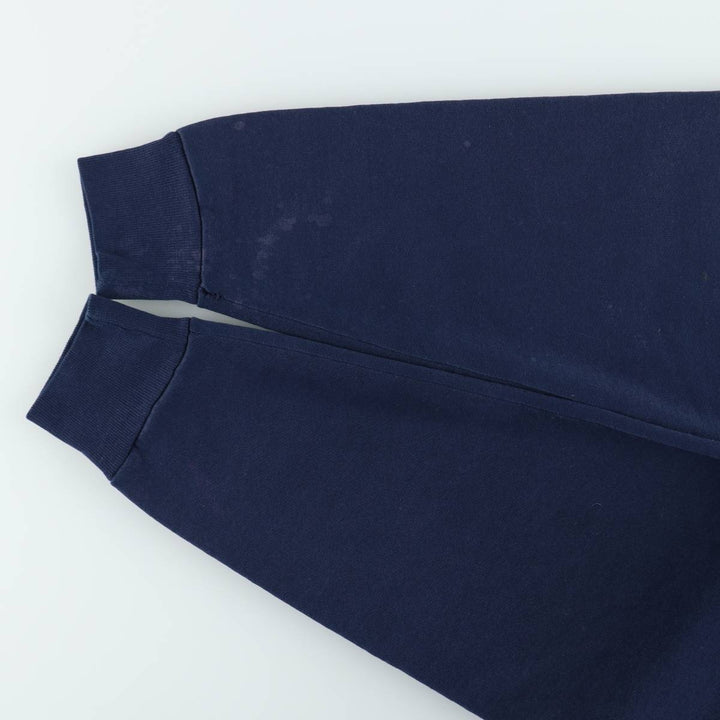 90'S Russell Athletic Full-Zip Sweatshirt, Made in USA, Men's Size M (Equivalent), Vintage cotton navy blue type Vintage Second Hand