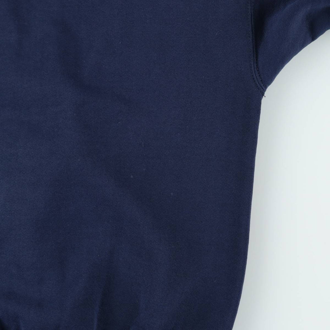 90'S Russell Athletic Full-Zip Sweatshirt, Made in USA, Men's Size M (Equivalent), Vintage cotton navy blue type Vintage Second Hand