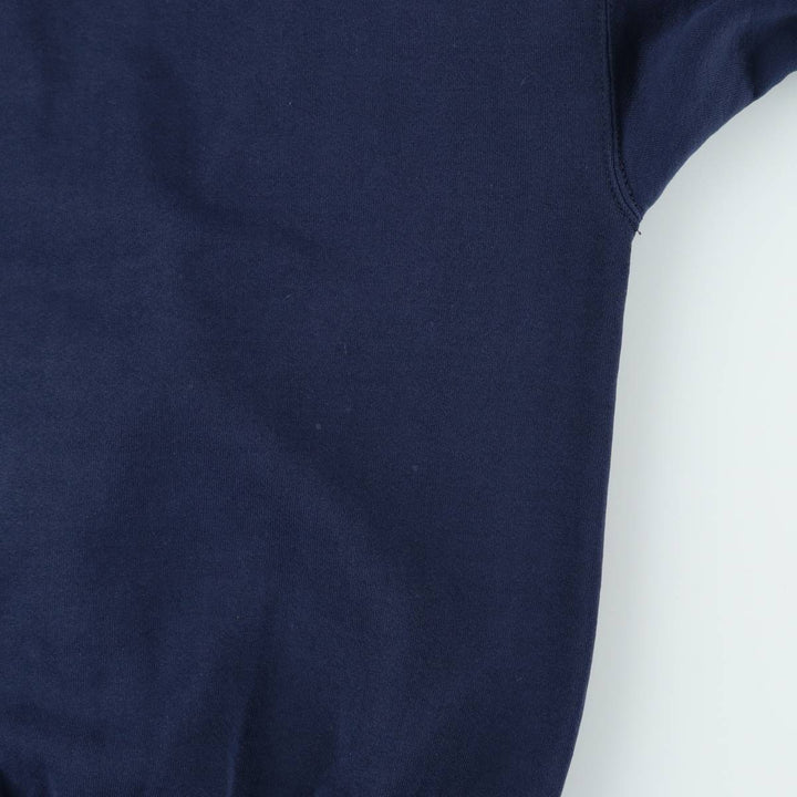 90'S Russell Athletic Full-Zip Sweatshirt, Made in USA, Men's Size M (Equivalent), Vintage cotton navy blue type Vintage Second Hand