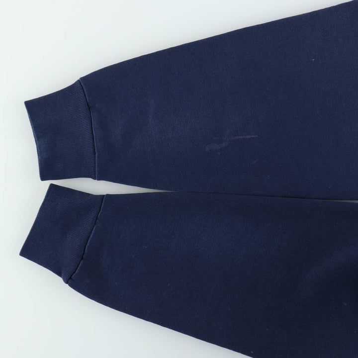 90'S Russell Athletic Full-Zip Sweatshirt, Made in USA, Men's Size M (Equivalent), Vintage cotton navy blue type Vintage Second Hand