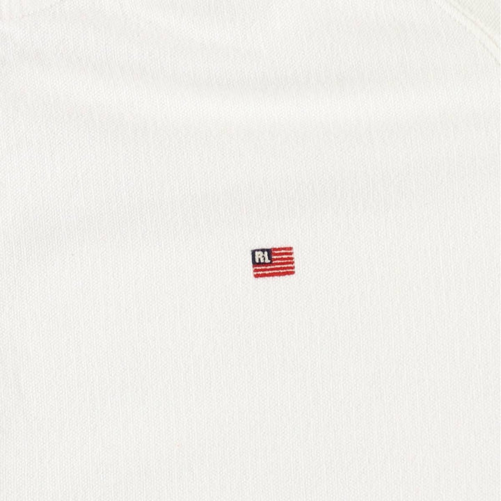 2000'S Ralph Lauren Polo Jeans Company full-zip sweatshirt, men's size XL cotton white type Vintage Second Hand