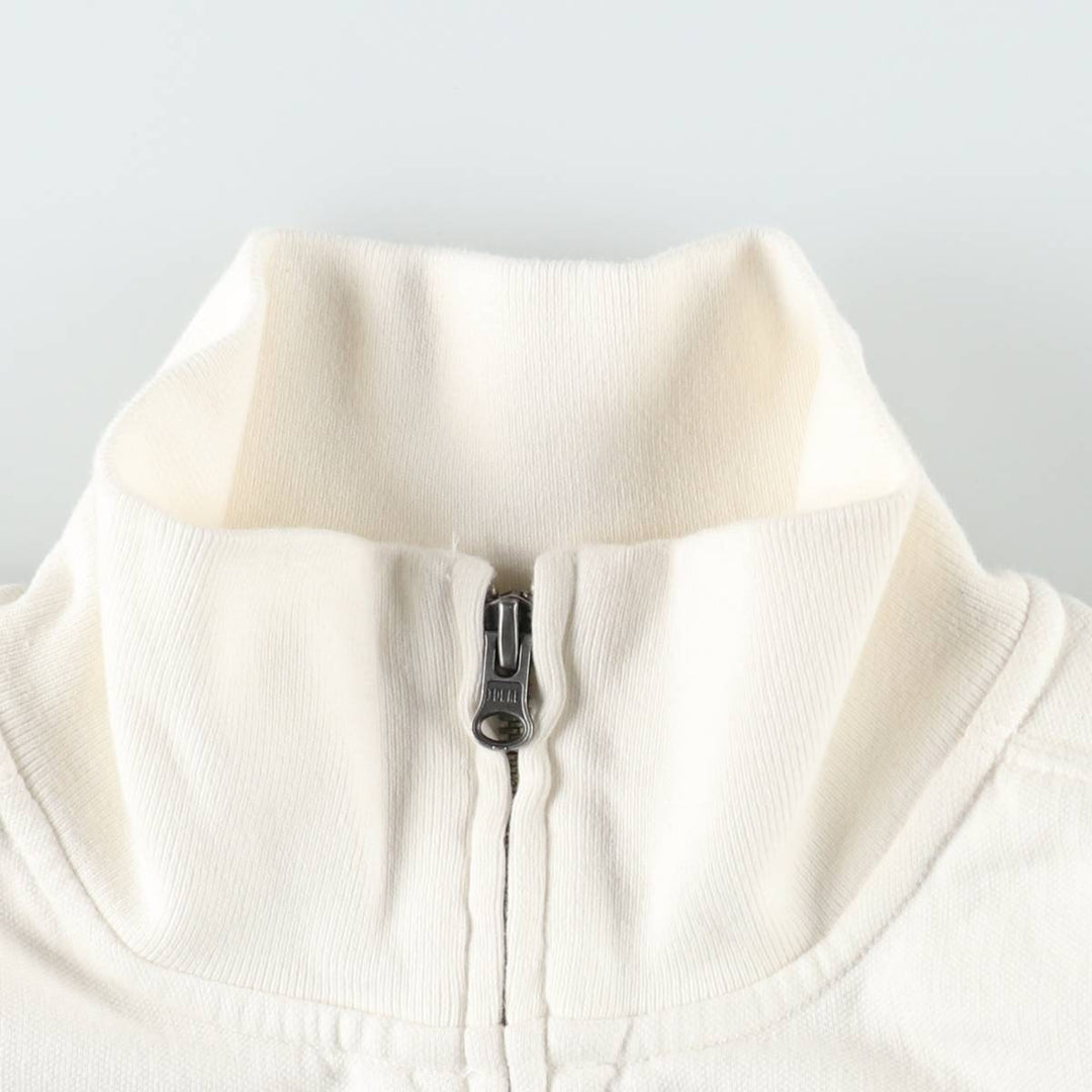 2000'S Ralph Lauren Polo Jeans Company full-zip sweatshirt, men's size XL cotton white type Vintage Second Hand