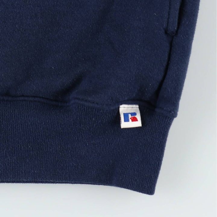 90'S Russell Athletic Full-Zip Sweatshirt, Men's XXL (approx.), Vintage cotton navy blue type Vintage Second Hand