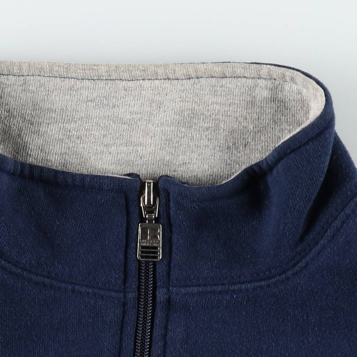 90'S Russell Athletic Full-Zip Sweatshirt, Men's XXL (approx.), Vintage cotton navy blue type Vintage Second Hand