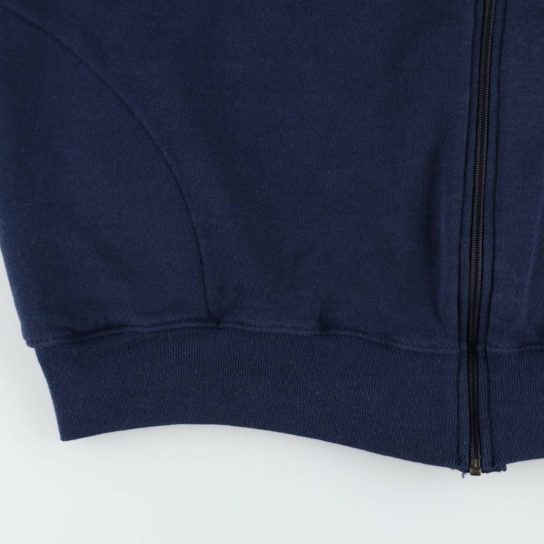 90'S Russell Athletic Full-Zip Sweatshirt, Men's XXL (approx.), Vintage cotton navy blue type Vintage Second Hand