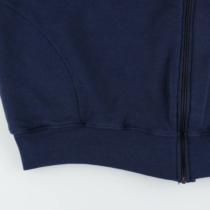 90'S Russell Athletic Full-Zip Sweatshirt, Men's XXL (approx.), Vintage cotton navy blue type Vintage Second Hand