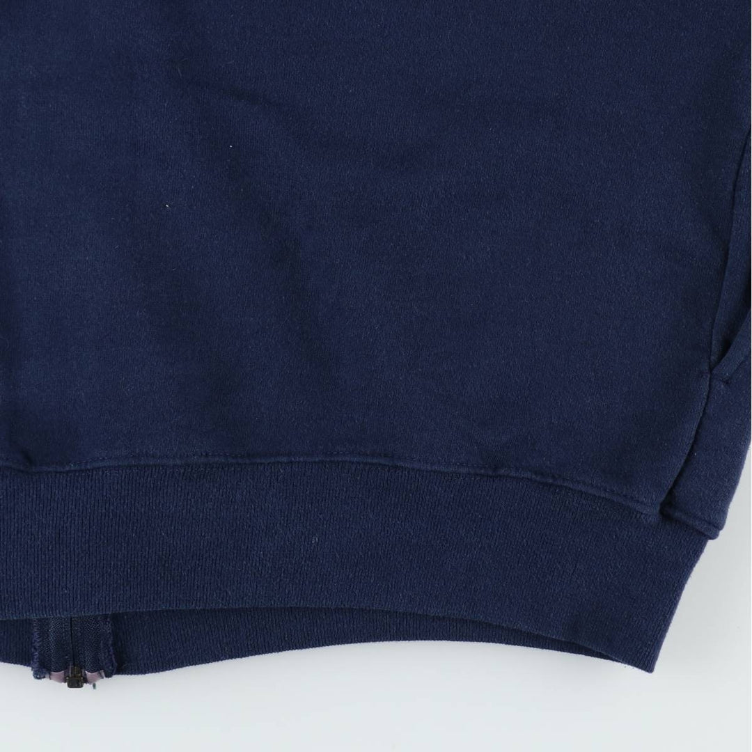 90'S Russell Athletic Full-Zip Sweatshirt, Men's XXL (approx.), Vintage cotton navy blue type Vintage Second Hand