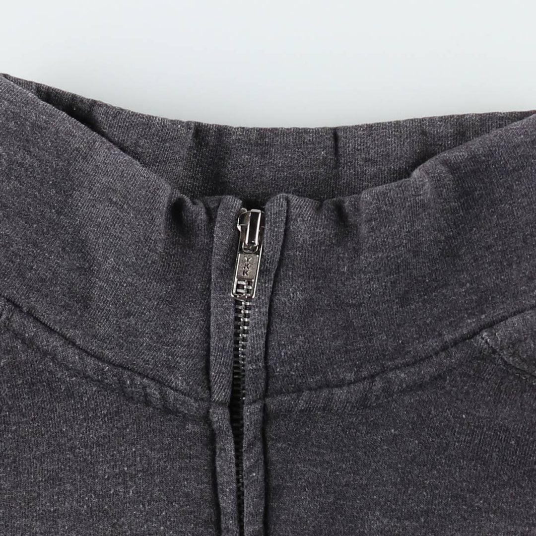 Harley-Davidson Skull Pattern Full-Zip Sweatshirt (Men's Size L) unclear gray type Vintage Second Hand