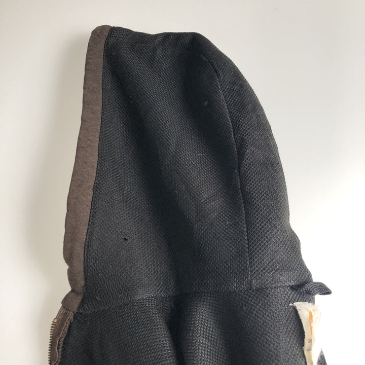 Carhartt Sweat Full Zip Hoodie Men's XL cotton brown type Vintage Second Hand