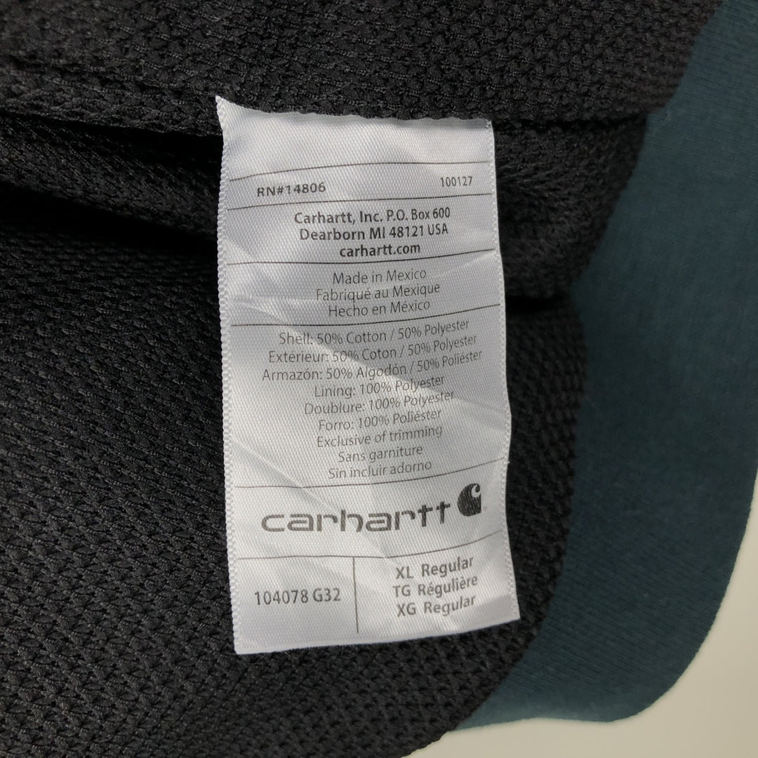 Carhartt RAIN DEFENDER Sweat Full Zip Hoodie Men's XL cotton green type Vintage Second Hand