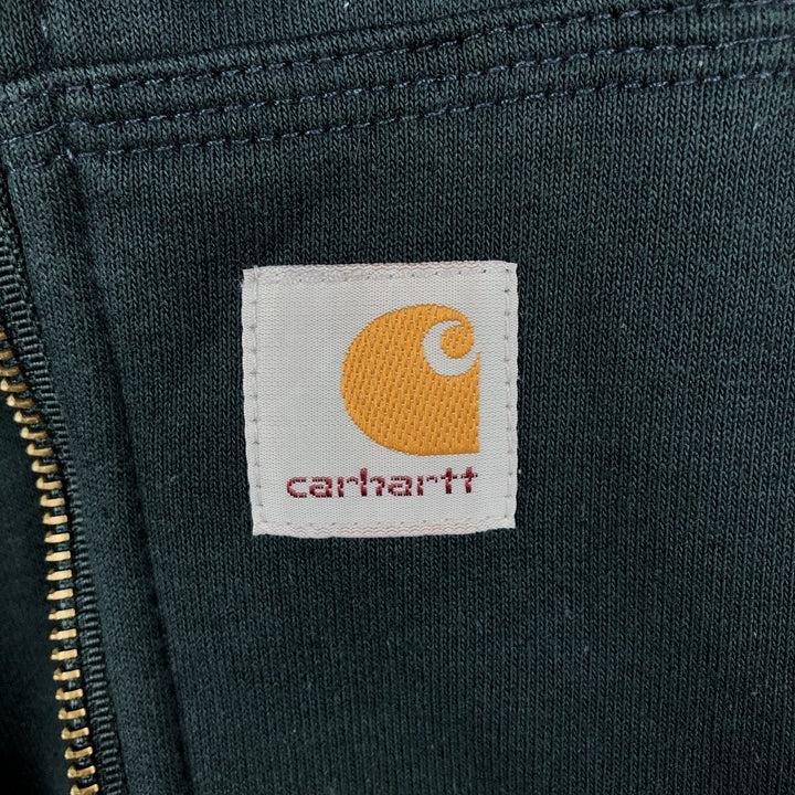 Carhartt RAIN DEFENDER Sweat Full Zip Hoodie Men's XL cotton green type Vintage Second Hand