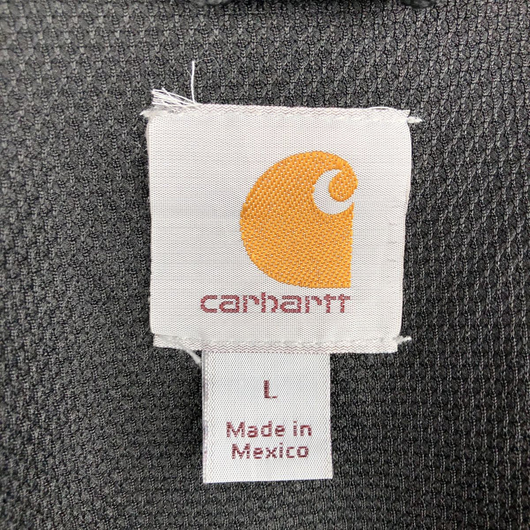 Carhartt RAIN DEFENDER Full-Zip Sweatshirt (Men's Size L) cotton black type Vintage Second Hand