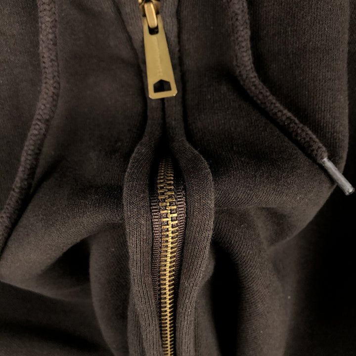 Carhartt RAIN DEFENDER Full-Zip Sweatshirt (Men's Size L) cotton black type Vintage Second Hand