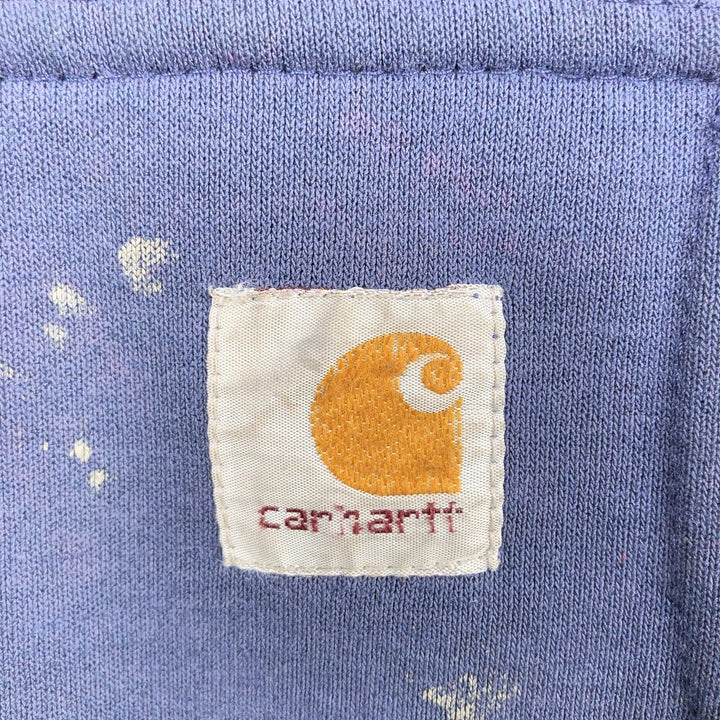Carhartt full zip sweatshirt, men's XL size unclear navy blue type Vintage Second Hand