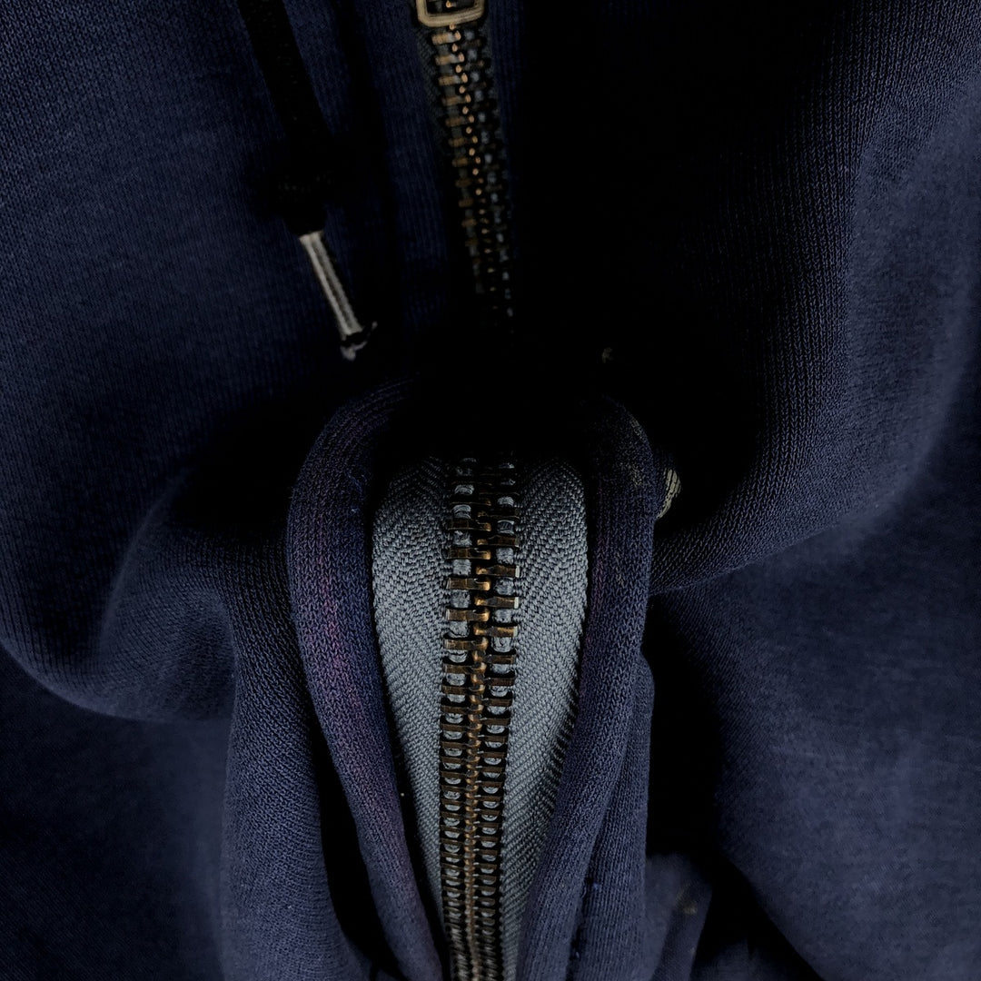 Carhartt full zip sweatshirt, men's XL size unclear navy blue type Vintage Second Hand
