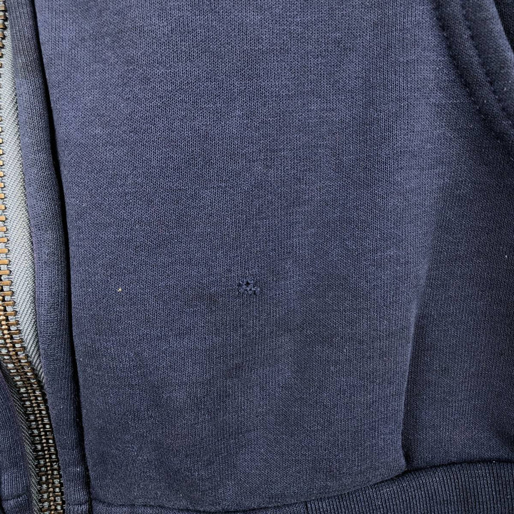 Carhartt full zip sweatshirt, men's XL size unclear navy blue type Vintage Second Hand