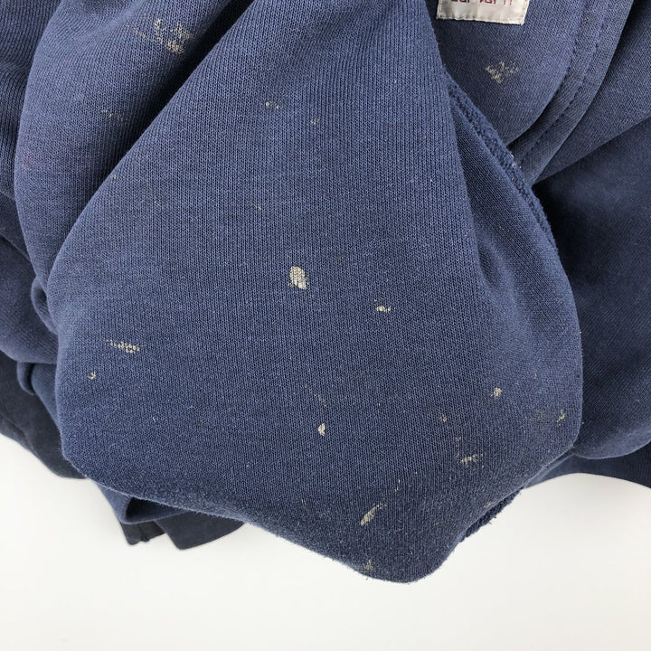 Carhartt full zip sweatshirt, men's XL size unclear navy blue type Vintage Second Hand