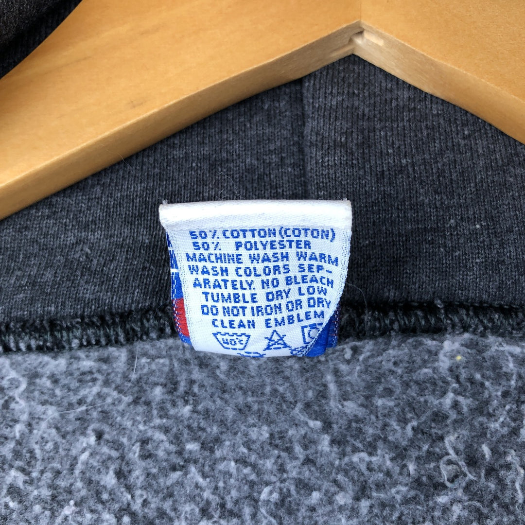 90s-00'S Russell Athletic Full-Zip Sweatshirt Hoodie, Made in USA, Men's Size M (Equivalent), Vintage cotton gray type Vintage Second Hand