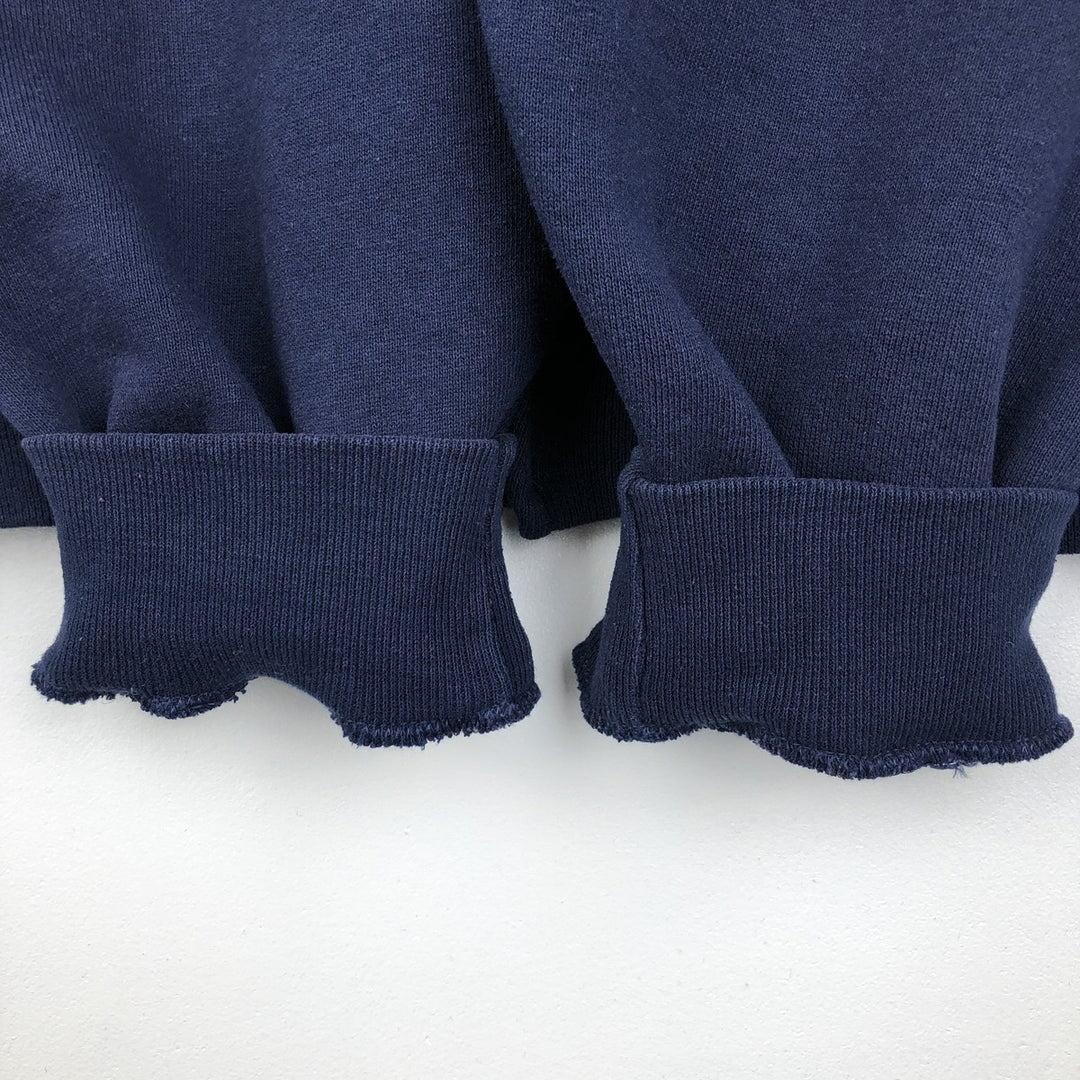 90s-00'S Russell Athletic Full-Zip Sweatshirt Hoodie, Men's XXL equivalent, Vintage cotton navy blue type Vintage Second Hand