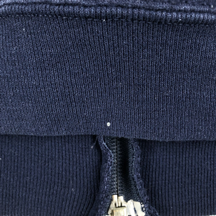 90s-00'S Russell Athletic Full-Zip Sweatshirt Hoodie, Men's XXL equivalent, Vintage cotton navy blue type Vintage Second Hand