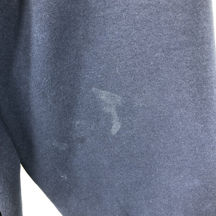 90s-00'S Russell Athletic Full-Zip Sweatshirt Hoodie, Men's XXL equivalent, Vintage cotton navy blue type Vintage Second Hand