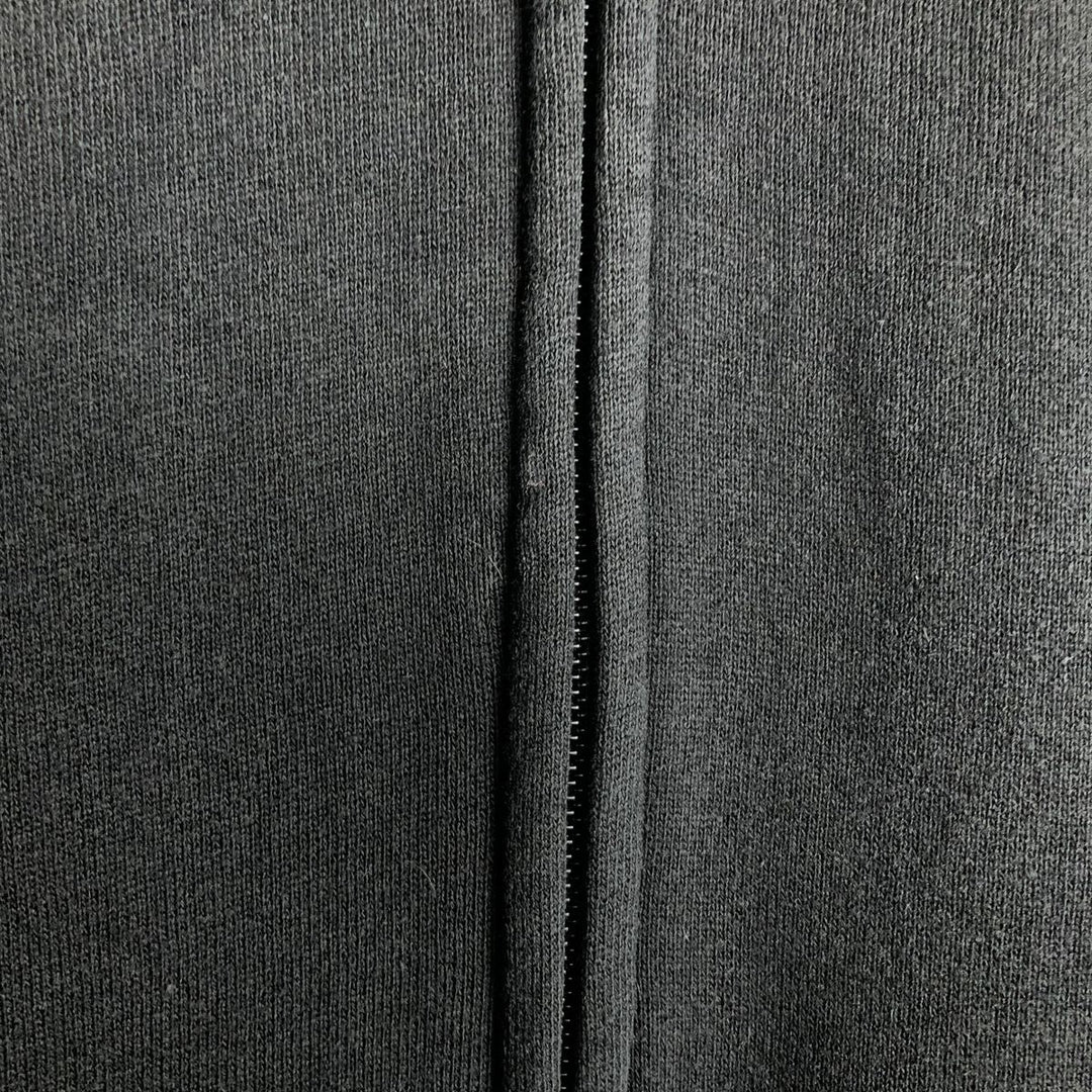 90s-00'S Russell Athletic Full-Zip Sweatshirt Hoodie, Men's Size XL (Equivalent), Vintage cotton black type Vintage Second Hand