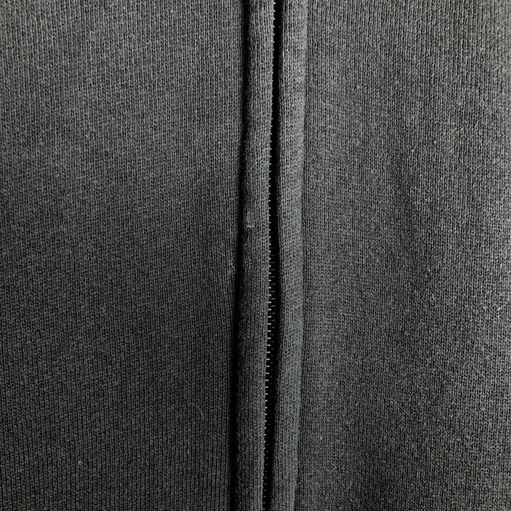 90s-00'S Russell Athletic Full-Zip Sweatshirt Hoodie, Men's Size XL (Equivalent), Vintage cotton black type Vintage Second Hand