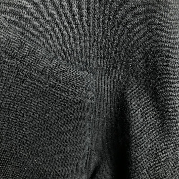 90s-00'S Russell Athletic Full-Zip Sweatshirt Hoodie, Men's Size XL (Equivalent), Vintage cotton black type Vintage Second Hand