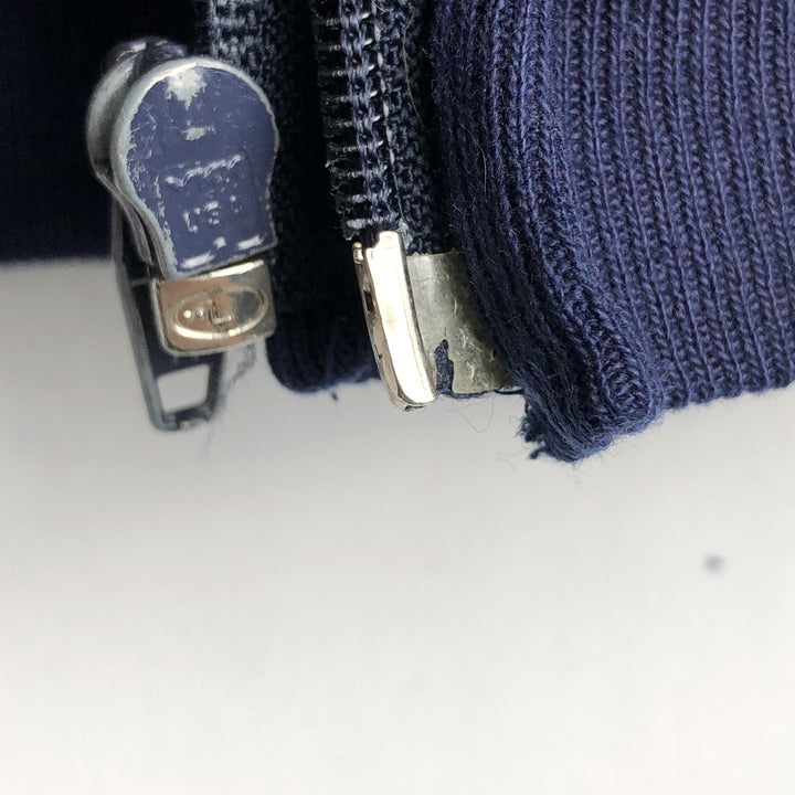 90s-00'S Russell ATHLETIC full-zip sweatshirt hoodie, made in the USA, men's size L, vintage cotton navy blue type Vintage Second Hand