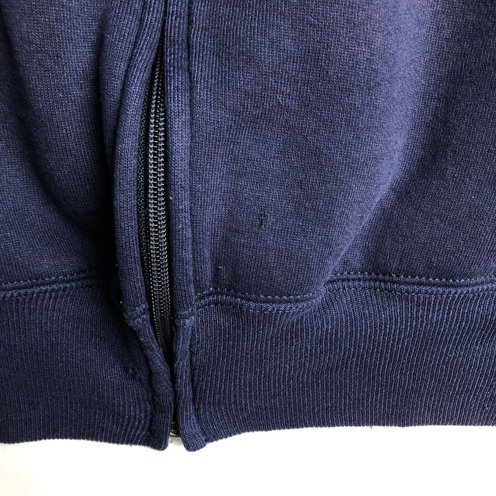 90s-00'S Russell ATHLETIC full-zip sweatshirt hoodie, made in the USA, men's size L, vintage cotton navy blue type Vintage Second Hand