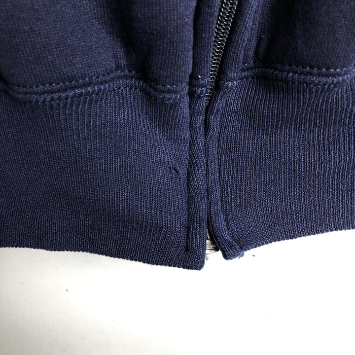90s-00'S Russell ATHLETIC full-zip sweatshirt hoodie, made in the USA, men's size L, vintage cotton navy blue type Vintage Second Hand