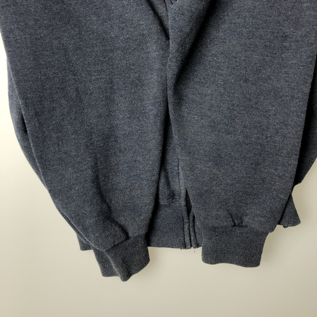 Vintage 90'S Russell Athletic full-zip sweatshirt, size XL, men's cotton navy blue type Vintage Second Hand
