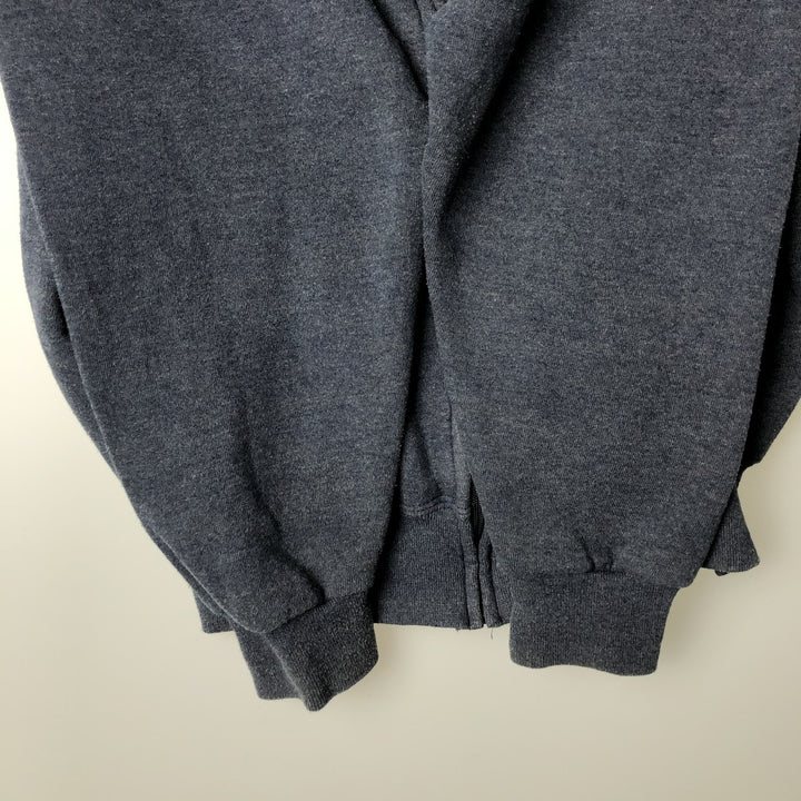 Vintage 90'S Russell Athletic full-zip sweatshirt, size XL, men's cotton navy blue type Vintage Second Hand