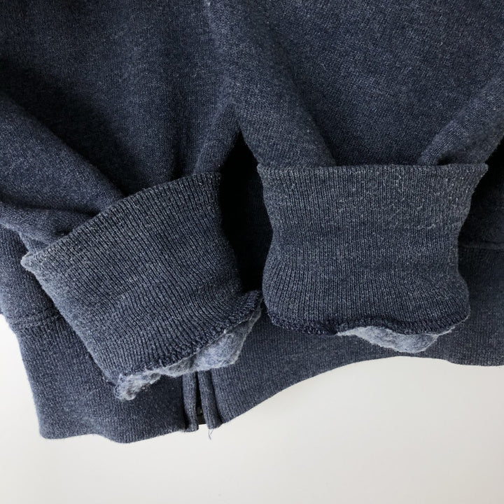 Vintage 90'S Russell Athletic full-zip sweatshirt, size XL, men's cotton navy blue type Vintage Second Hand
