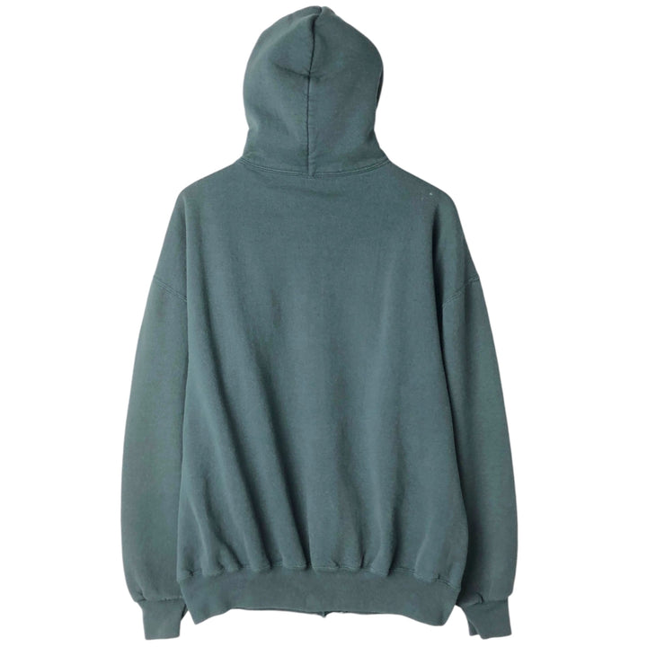 Vintage 90'S Russell Athletic full-zip sweatshirt, size XL, men's cotton green type Vintage Second Hand