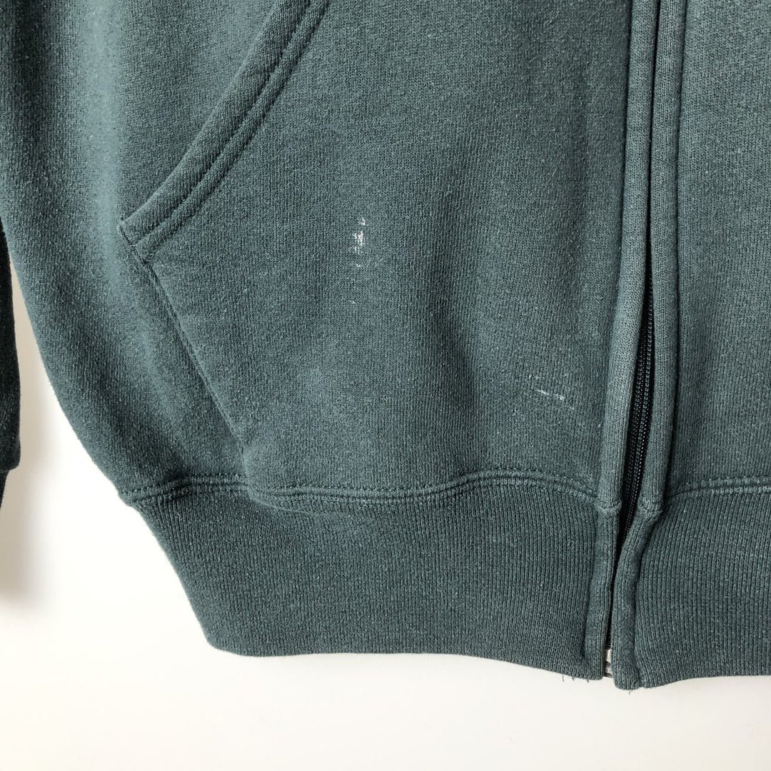 Vintage 90'S Russell Athletic full-zip sweatshirt, size XL, men's cotton green type Vintage Second Hand