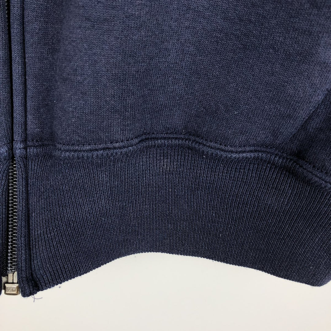 Vintage 90'S Russell Athletic full-zip sweatshirt, size XL, men's cotton navy blue type Vintage Second Hand